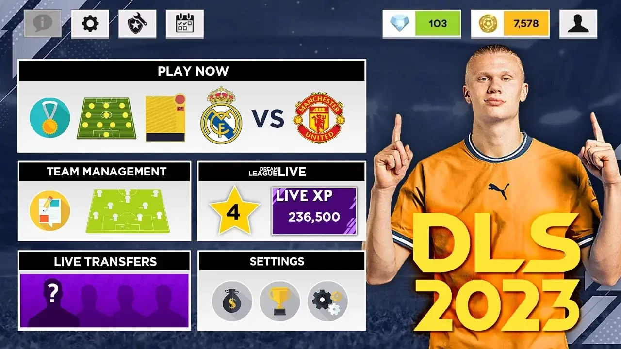 Скачать Dream League Soccer 2023 v10.050 apk на Андроид бесплатно